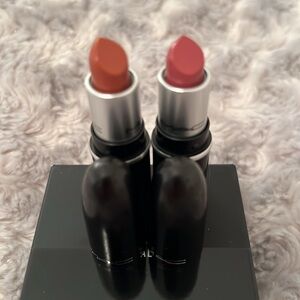 2 MAC Mini Lipsticks in Mehr & Mocha NWOB